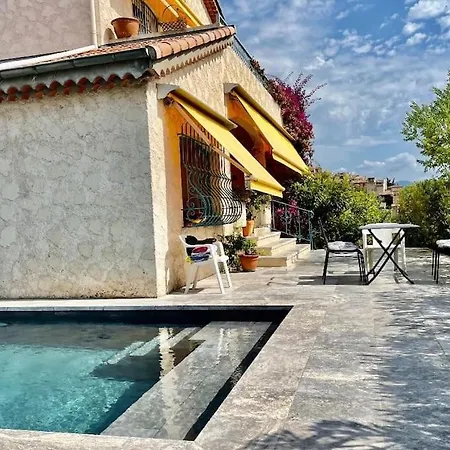 Villa Lou Carou - Vue Et Baie De Cagnes-sur-Mer